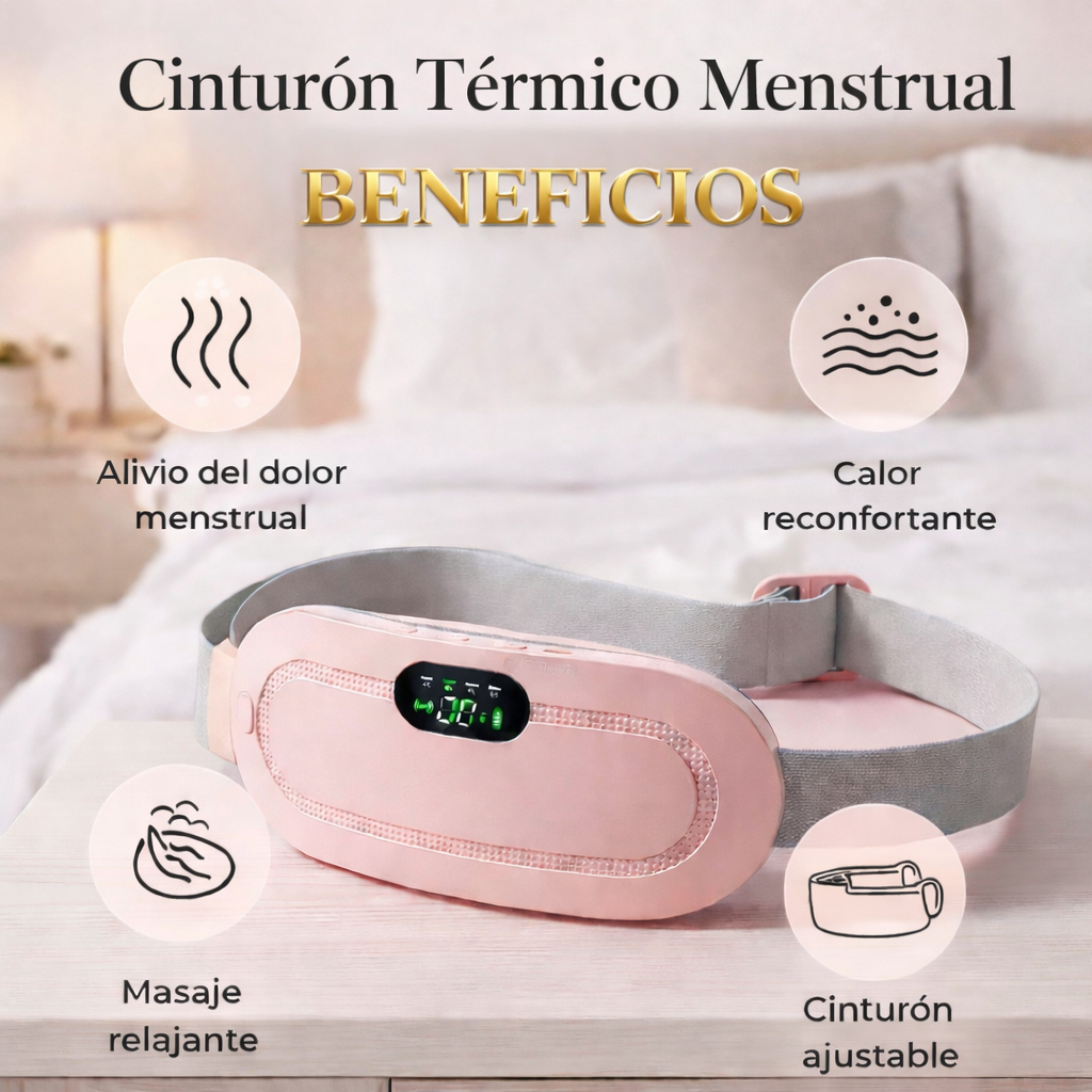 SerenaHeat™ (Cinturón Menstrual Terapia Calor)