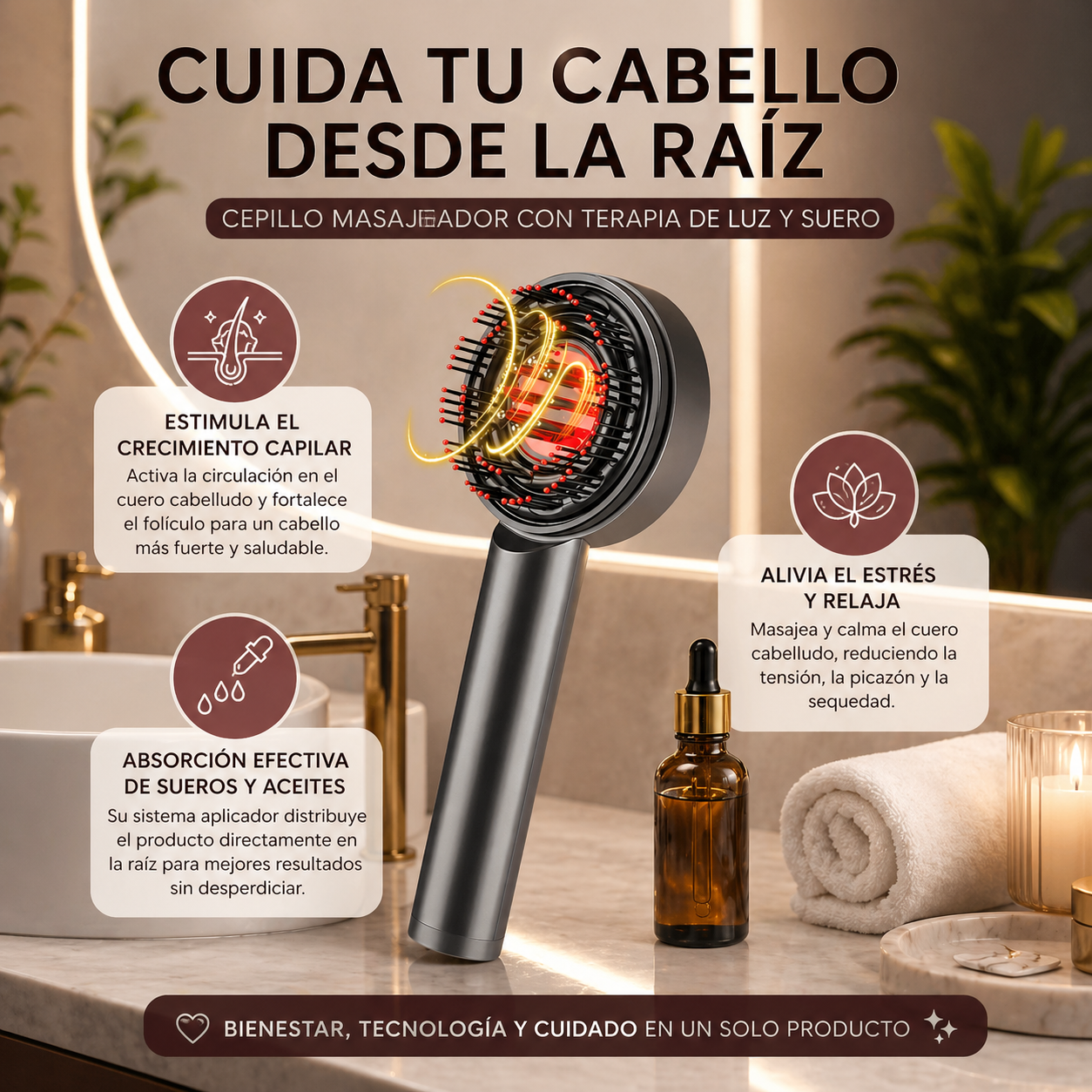 FollicLux™ (Cepillo Inteligente Regeneración Capilar)