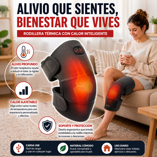 ThermoKnee™ (Rodillera Térmica 3 Niveles de Calor)