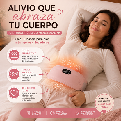 SerenaHeat™ (Cinturón Menstrual Terapia Calor)
